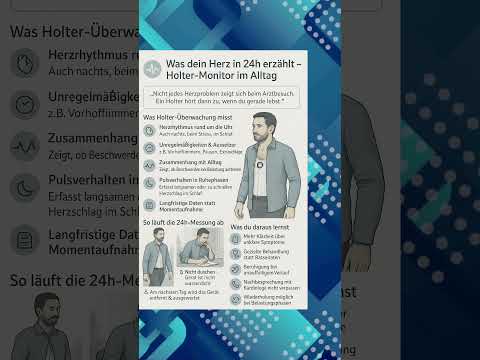 📡 24 Stunden verkabelt – was zeigt dir der Holter wirklich? #Herzüberwachung #EKG
