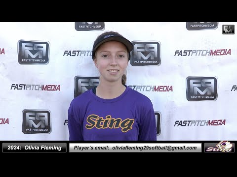 2024 Olivia Fleming 4.0 GPA - Athletic Shortstop Softball Skills Video - San Jose Sting