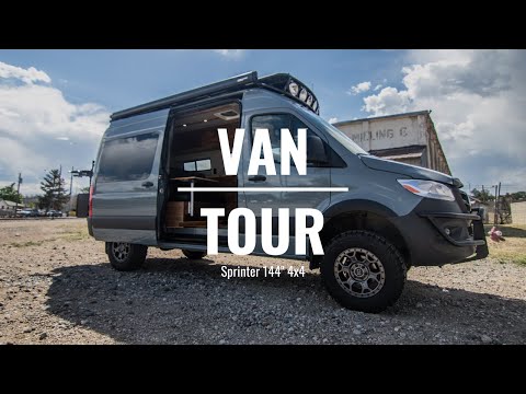 VAN TOUR | Custom Van Build | Sprinter 144" 4x4 w/ Modern 2.0 Layout | Rossmönster Vans | 185