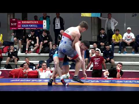 1/8 GR - 72 kg: R. RAKHMATULIN (ISR) v. J. SOLER FORTES (ESP)