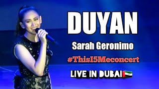 Sarah Geronimo - DUYAN | This I5 Me concert in Dubai🇦🇪 Part 7
