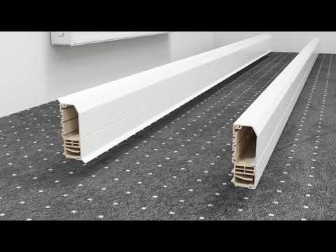 Teaser wide format - Installation Skirting trunking Rauduo - OBO Bettermann