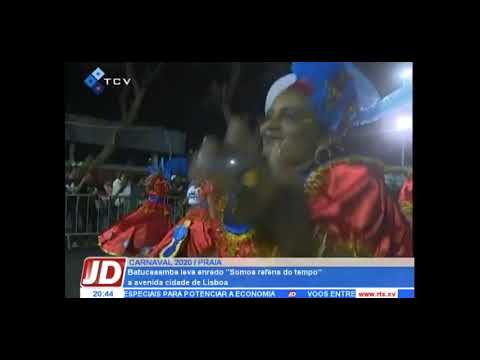 BATUKA SAMBA HOMENAGEIA NHONHÔ HOPFFER Eleva enredo” “Somos reféns do tempo”  Carnaval da Praia  Ave