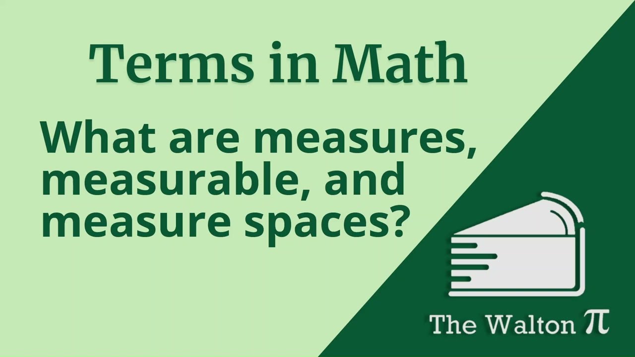 What are measures, measure spaces, and measurable spaces?