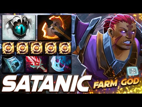 Satanic Anti-Mage Farm God - Dota 2 Pro Gameplay [Watch & Learn]