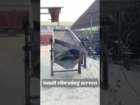 🔄【Compact Vibrating Screen Demo】Efficient Screening, Easy Classification!
