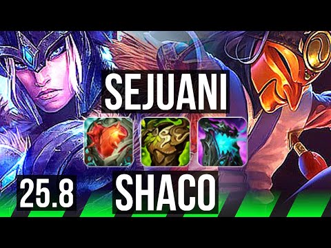 SEJUANI vs SHACO (JGL) | Legendary, 33k DMG | EUW Master | 25.8