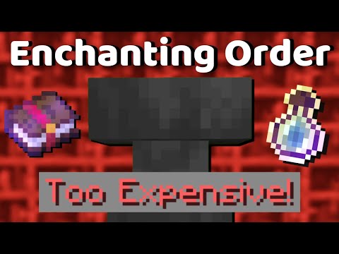 Best Enchantments Order for Every Tool in Minecraft! (Avoid "Too Expensive")