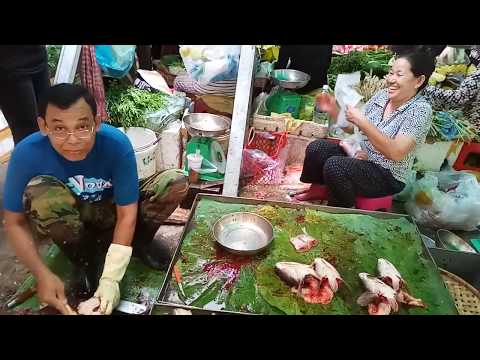 Cambodian Living Lifestyle In Market - Fresh Food Compilation - Morning Market Food View