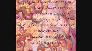 Ani DiFranco &quot;Shy&quot; Live Lyrics