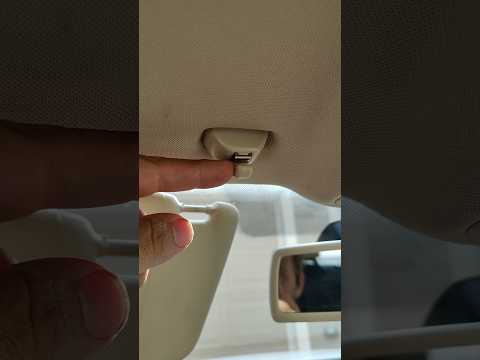 sun visor clip / sun visor bracket replacement video for Volkswagen or #Audi #passat #vw