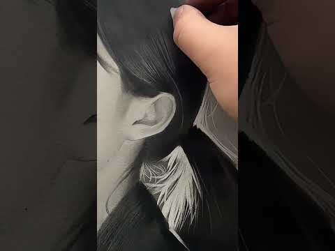 Capture Beauty with Light #fyp #drawing #drawingpencil #charcoaldrawing #girldrawing