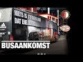 LIVE: Feyenoord-bus komt aan bij De Kuip voor kraker