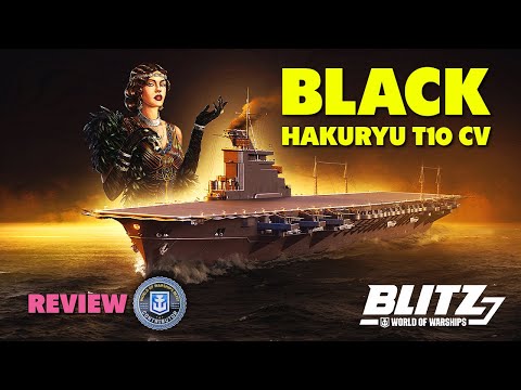 Tier 10 Black Hakuryu Aircraft Carrier | World of Warships Blitz 