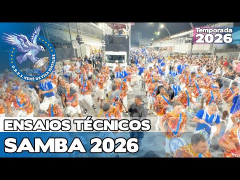 NENÊ DE VILA MATILDE 2026  | ENSAIO TÉCNICO - LARGADA E PISTA | SAMBA AO VIVO #ETSP26