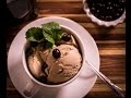 Homemade Coffee Ice Cream with Chocolate Covered Espresso Beans