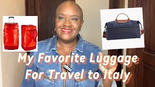 My favorite luggage for travel to Italy #carry-on #italytravel