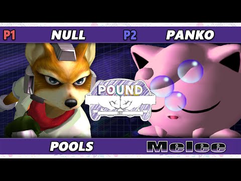 Pound 2022 - Null (Fox) Vs. Panko (Jigglypuff) SSBM Smash Melee Tournament