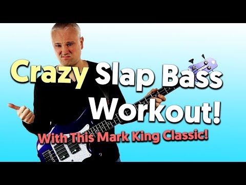 How To Play Lessons In Love by Level 42 - Mark King's Classic Slap Bass Riff!