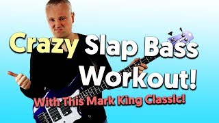 How To Play Lessons In Love by Level 42 - Mark King's Classic Slap Bass Riff!