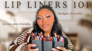 BEST LIP LINERS FOR BROWN SKIN | Affordable + Black Girl Friendly