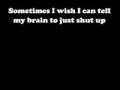 Kristy Lee Cook "I Think Too Much" (Lyrics)