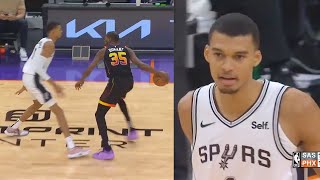 Victor Gets Schooled By Kevin Durant Then Saves Spurs In Final Minutes vs Suns! Spurs vs Suns