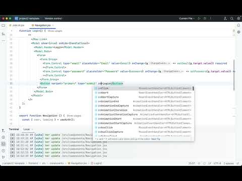 Tutorial 5: Login functionality