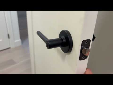 Amazon Basics Contemporary Madison Door Lever with Lock Review