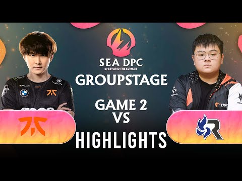 Game 2: Fnatic vs RSG | DPC SEA 2022 Tour 3: Division I & II