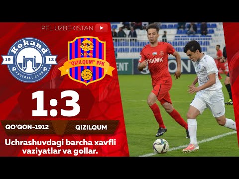 QO‘QON-1912 — QIZILQUM 1:3  Coca-Cola Superliga. 11-tur