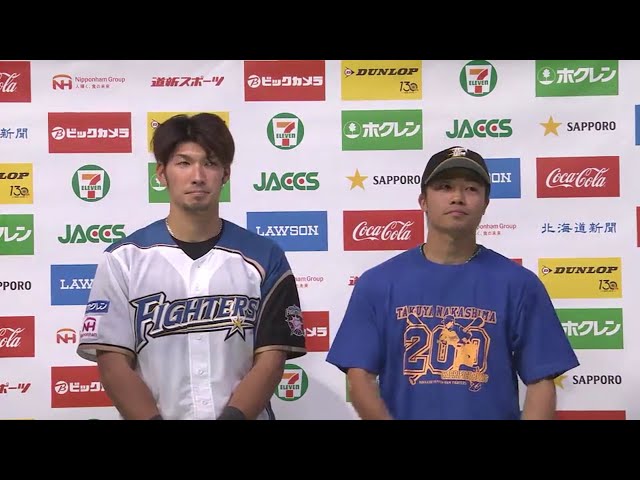 ファイターズ・中島卓選手・大田選手ヒーローインタビュー 2018/6/15 F-S
