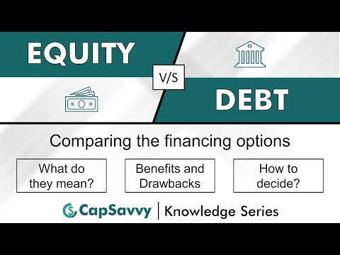 , title : 'Equity vs Debt Financing | Meaning, benefits & drawbacks, choosing the most suitable'
