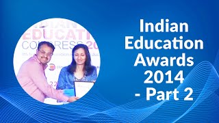 Indian Education Awards 2014 - Part 2 image