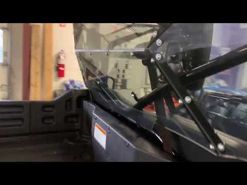 Honda pioneer Superatv rear window install