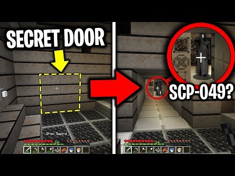 THIS SCP WAS HIDING BEHIND A SECRET DOOR in Minecraft..... (Scary Minecraft Video)