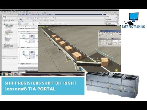 Lesson#8 Shift Registers Shift Bit Right TIA Portal_Part 2