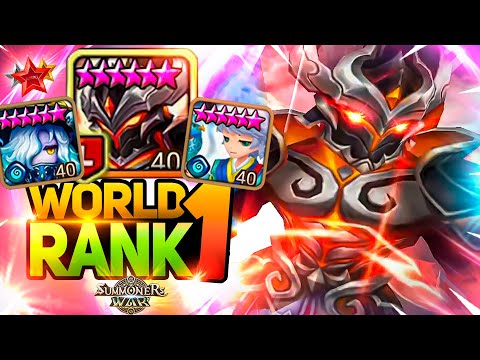 WORLD RANK 1. 12-0 Win Streak WITHOUT TONS OF LD NAT5's - Summoners War