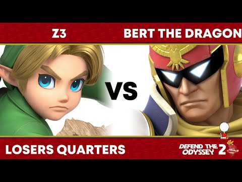 Defend the Odyssey 2 - z3 (Young Link) VS Bert the Dragon (Captain Falcon) - Losers Quarters - SSBU