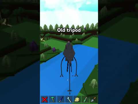 My old tripod vs my new tripod #wotw #waroftheworlds #roblox #babft #tripod