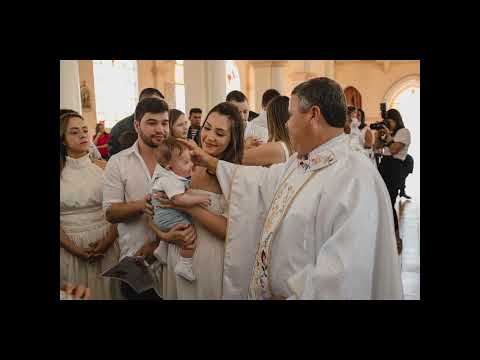 Vídeo de Batismo na Igreja Matriz de São Gotardo MG. Fotógrafo Lucas Sato, Fone (34) 99904-7799'
