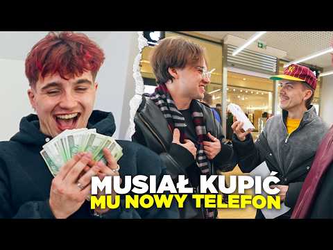 MUSIAŁ KUPIĆ MU NOWY TELEFON📱😳