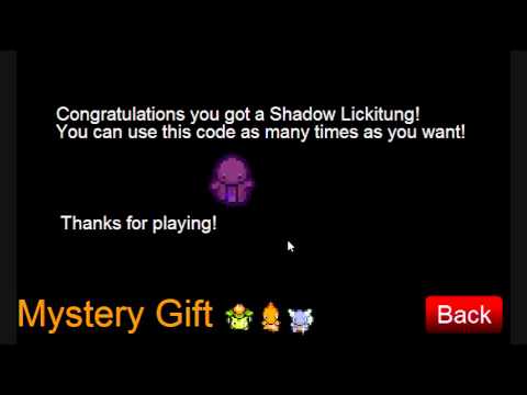 Pokemon Tower Defense: Shadow Lickitung Mystery Gift Code - PTD v6.1.1