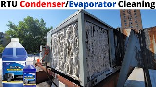 HVAC: How To Clean A Commercial Air Conditioner (Condenser/Evaporator 