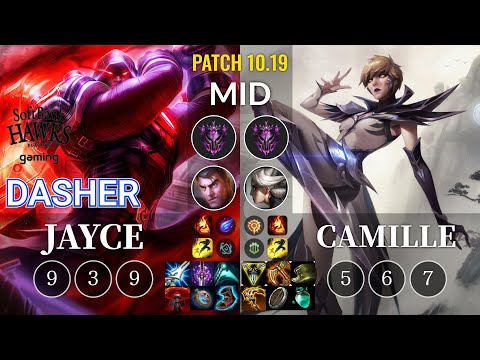SHG Dasher Jayce vs Camille Mid - KR Patch 10.19