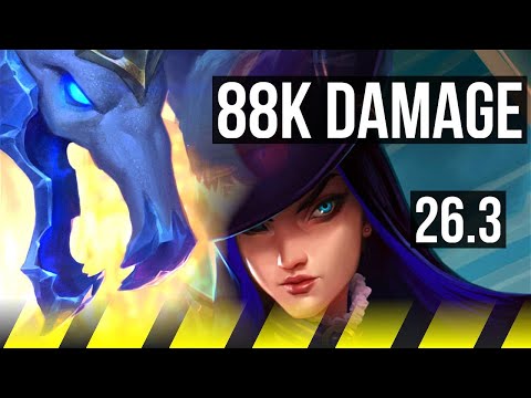 TWITCH & Yuumi vs CAITLYN & Ashe (ADC) | 88K damage | EUW Diamond | 26.3