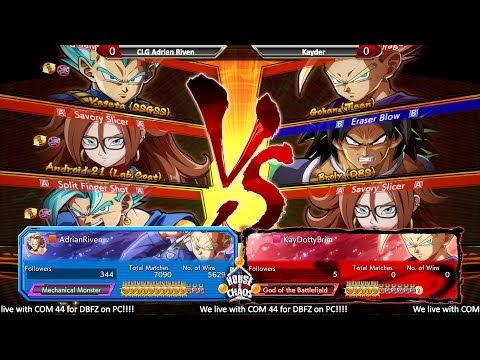 DBFZ [PC] | COM 44 | CLG Adrian Riven vs Kayder | GODLIKE SET!!!!