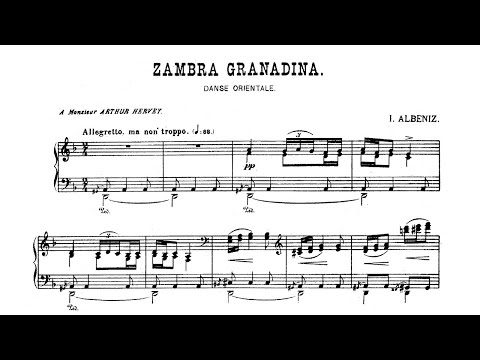 Albeniz: Suite Española Op. 97: IV - Zambra granadina - Alicia de Larrocha, 1962, Turnabout TV 34775