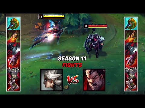 CAMILLE vs DARIUS NEW ITEMS FULL BUILD FIGHTS & Best Moments!