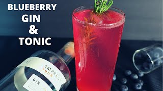 Blueberry And Thyme Gin And Tonic